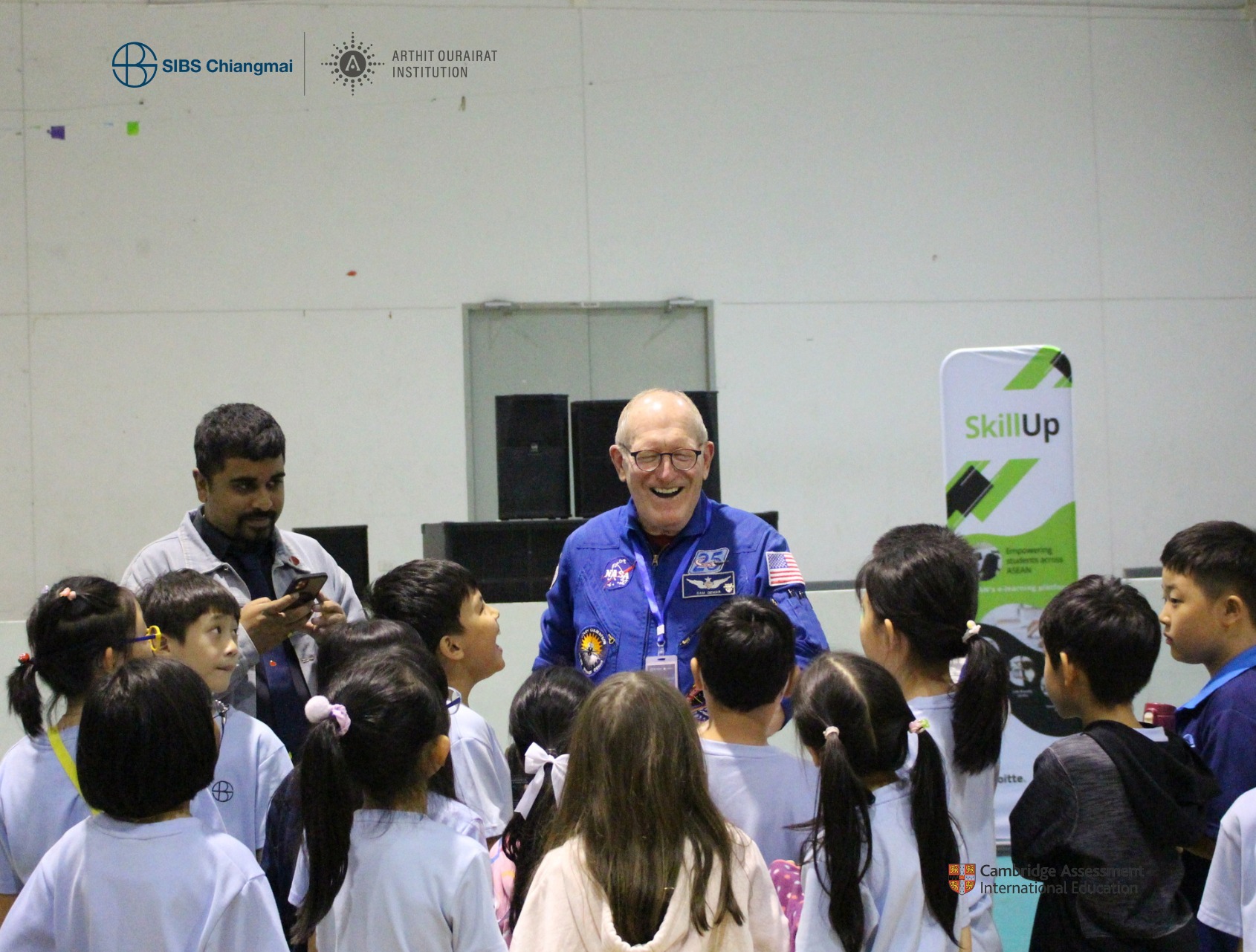 NASA Austronaut visits SIBS